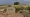 Stone sign reading “New Mexico Game and Fish” at the agency’s headquarters, 1 Wildlife Way, Santa Fe, NM, with desert vegetation and cloudy sky (Sept. 2024, Google Street View).