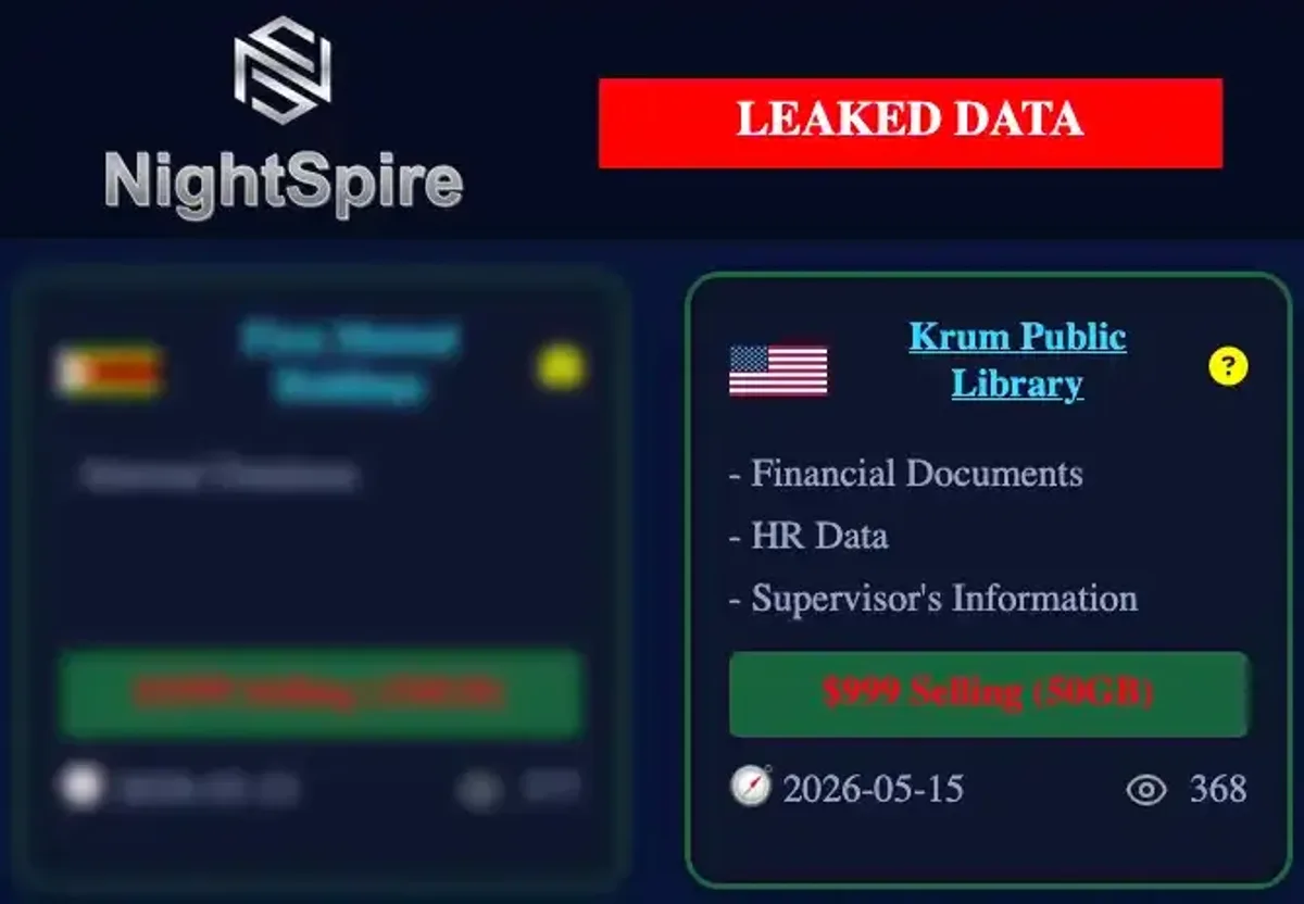 Screenshot documenting NightSpire claim