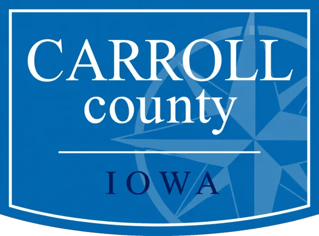 Carroll County, Iowa, USA flag
