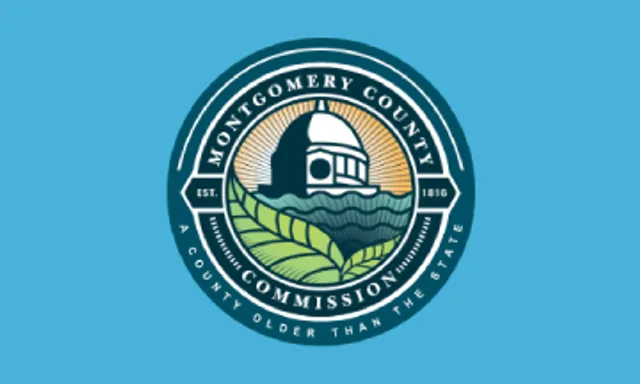 Montgomery County, Alabama, USA flag