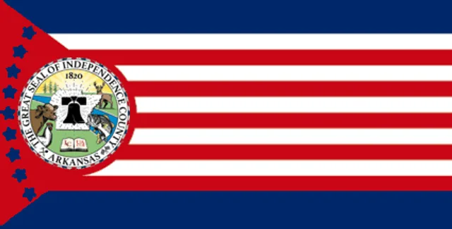 Independence County, Arkansas, USA flag