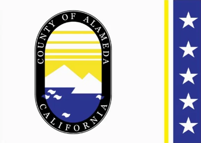 Alameda County, California, USA flag