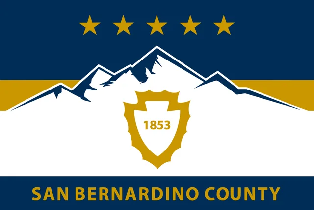 San Bernardino County, California, USA flag