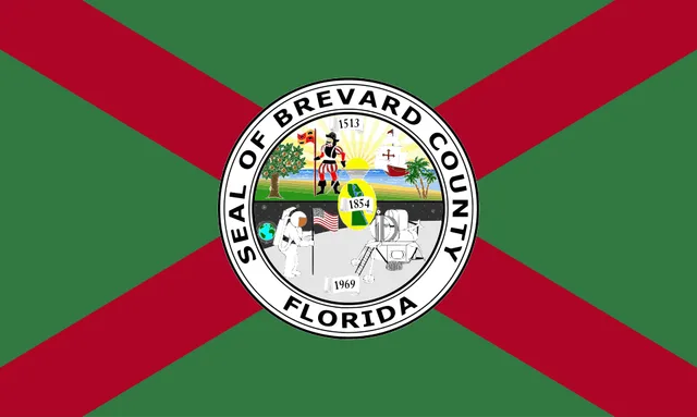 Brevard County, Florida, USA flag