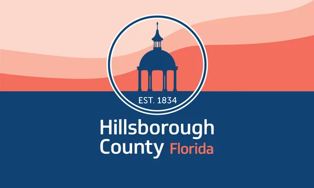 Hillsborough County, Florida, USA flag