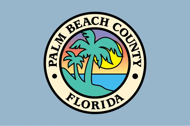 Palm Beach County, Florida, USA flag