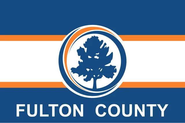 Fulton County, Georgia, USA flag