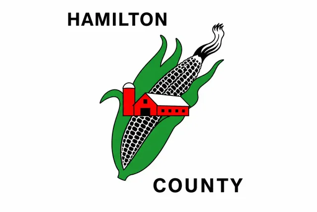 Hamilton County, Iowa, USA flag