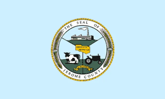 Jerome County, Idaho, USA flag