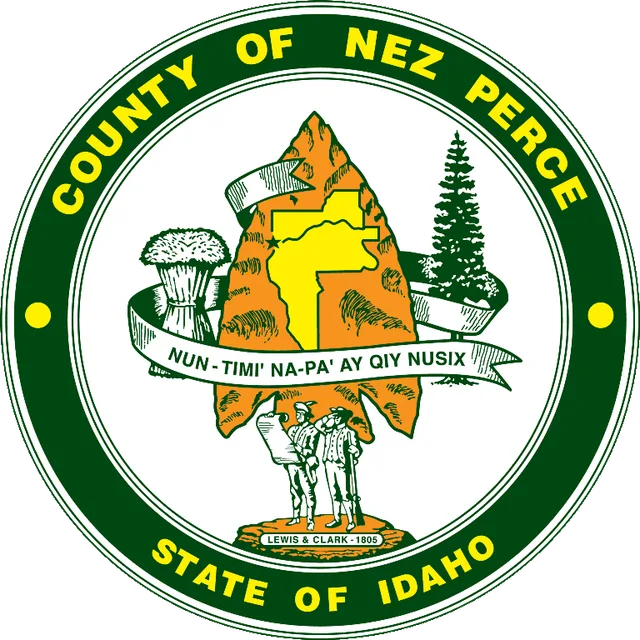 Nez Perce County, Idaho, USA flag