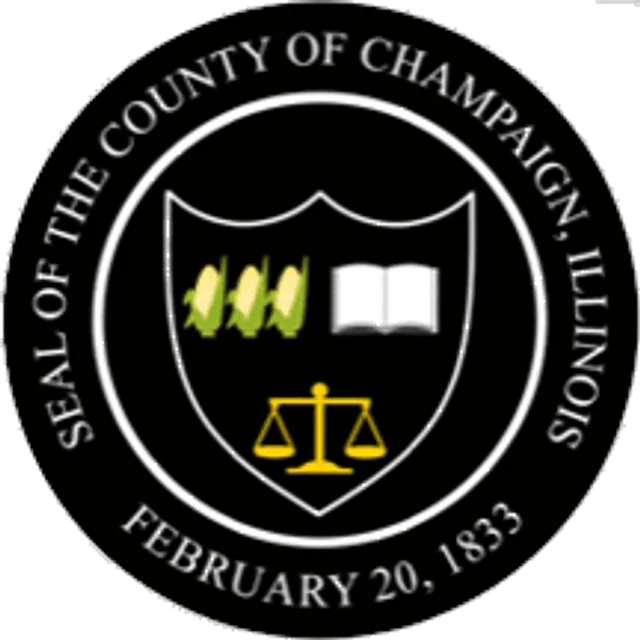 Champaign County, Illinois, USA flag