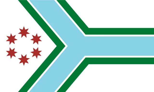 Cook County, Illinois, USA flag