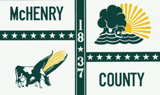 McHenry County, Illinois, USA flag