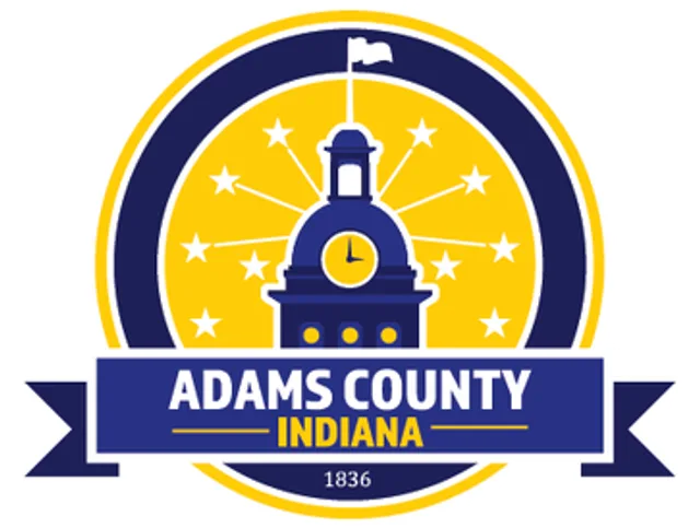 Adams County, Indiana, USA flag
