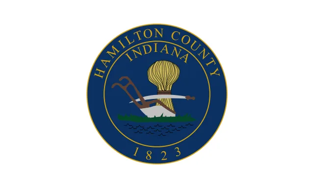 Hamilton County, Indiana, USA flag