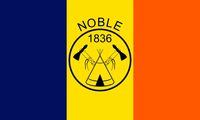 Noble County, Indiana, USA flag