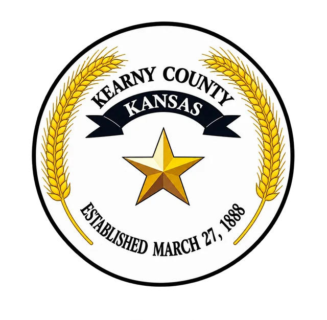 Kearny County, Kansas, USA flag
