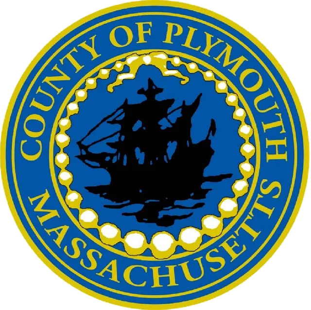 Plymouth County, Massachusetts, USA flag