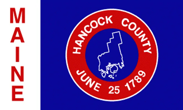 Hancock County, Maine, USA flag