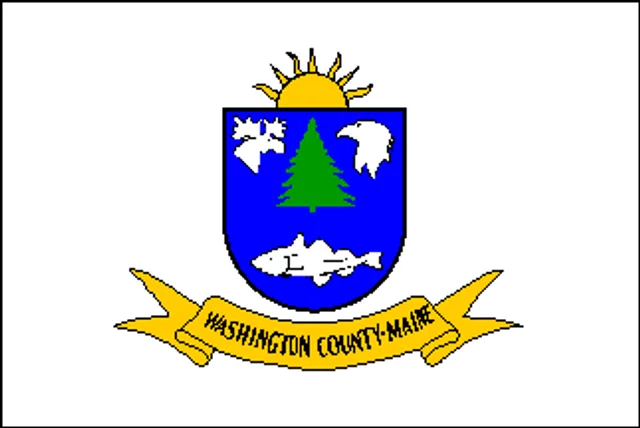 Washington County, Maine, USA flag