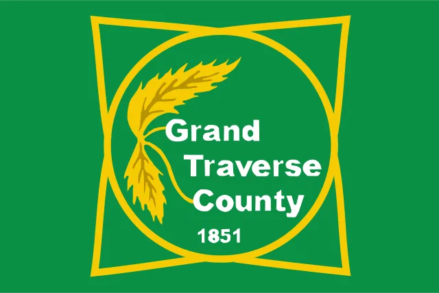 Grand Traverse County, Michigan, USA flag