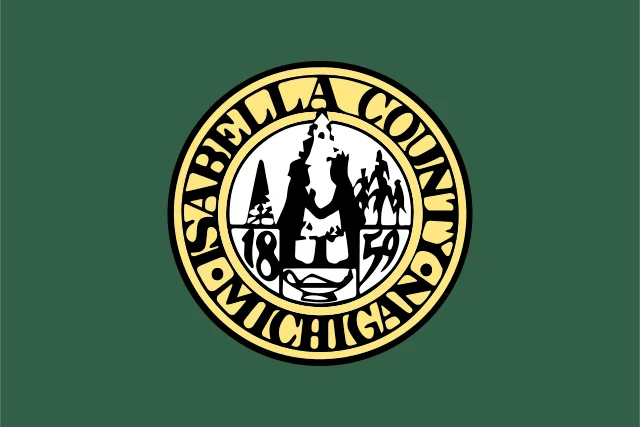 Isabella County, Michigan, USA flag