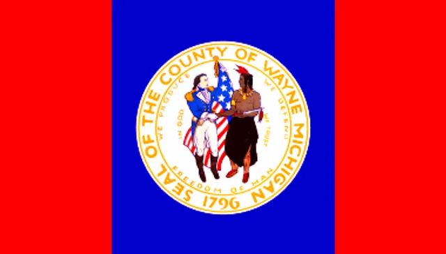 Wayne County, Michigan, USA flag