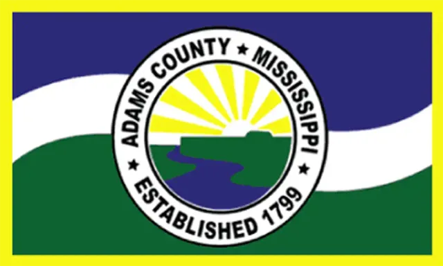 Adams County, Mississippi, USA flag