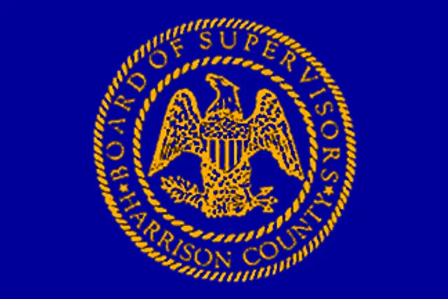 Harrison County, Mississippi, USA flag