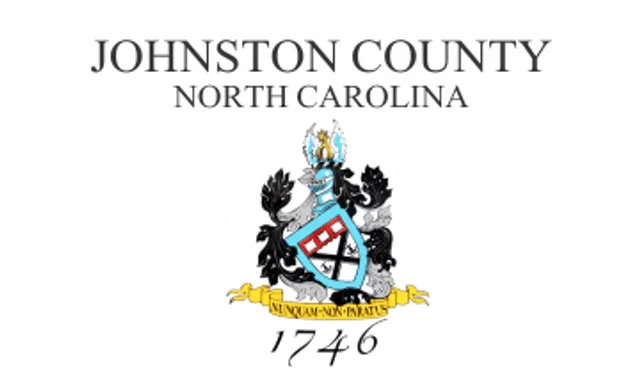 Johnston County, North Carolna, USA flag