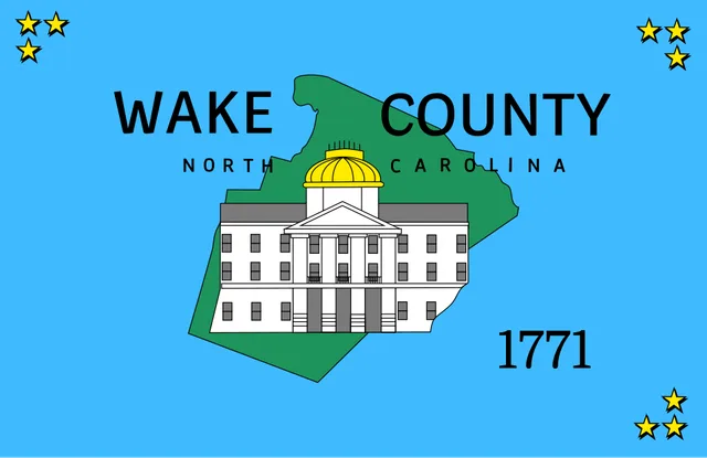 Wake County, North Carolina, USA flag