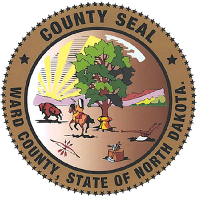 Ward County, North Dakota, USA flag