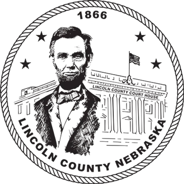Lincoln County, Nebraska, USA flag