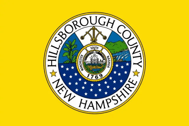Hillsborough County, New Hampshire, USA flag