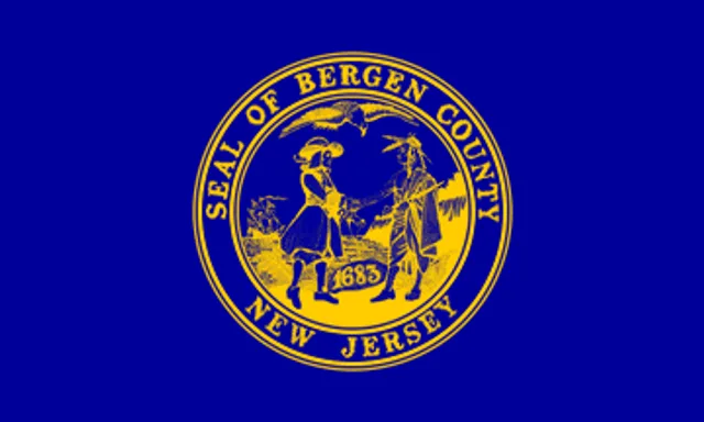 Bergen County, New Jersey, USA flag