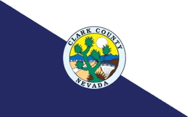 Clark County, Nevada, USA flag