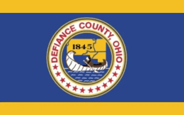 Defiance County, Ohio, USA flag