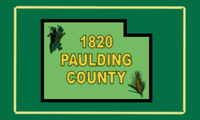 Paulding County, Ohio, USA flag