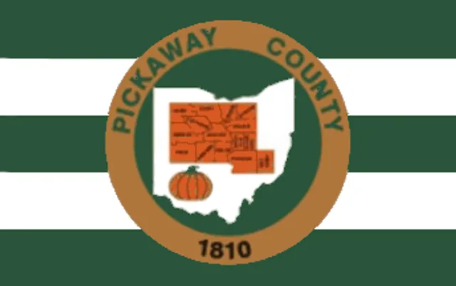 Pickaway County, Ohio, USA flag
