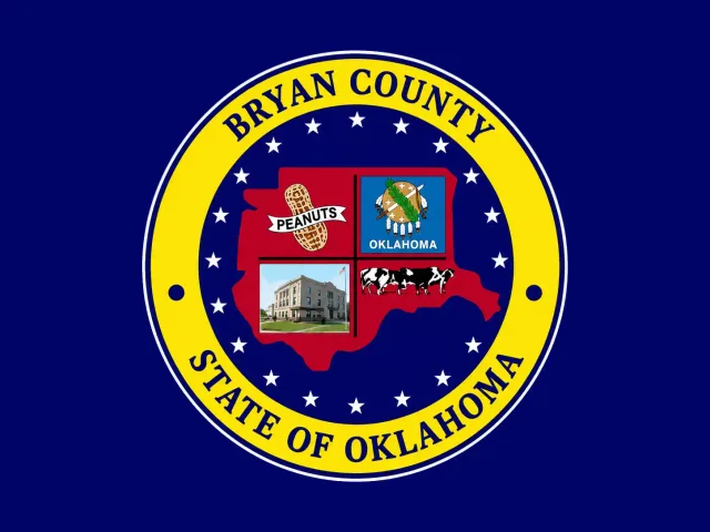 Bryan County, Oklahoma, USA flag