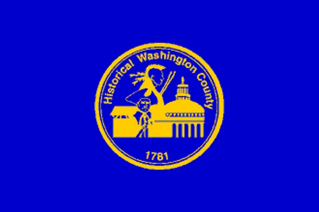 Washington County, Pennsylvania, USA flag