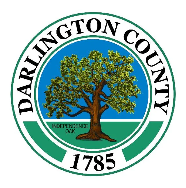 Darlington County, South Carolina, USA flag