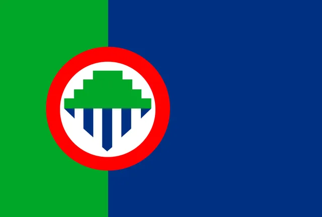 Oconee County, South Carolina, USA flag