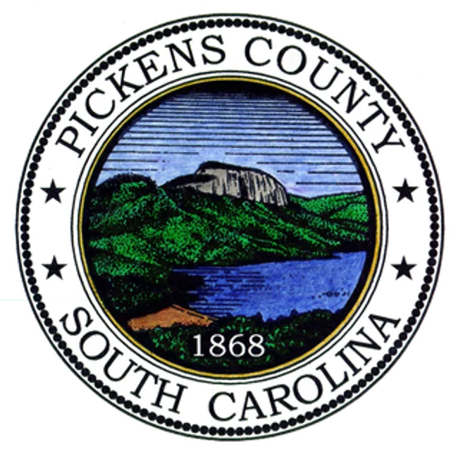 Pickens County, South Carolina, USA flag