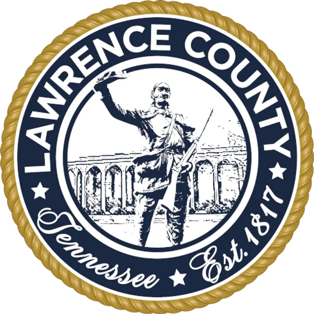 Lawrence County, Tennessee, USA flag