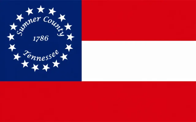 Sumner County, Tennessee, USA flag