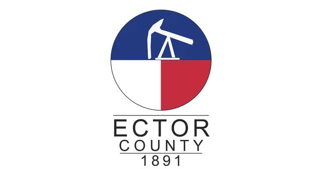 Ector County, Texas, USA flag