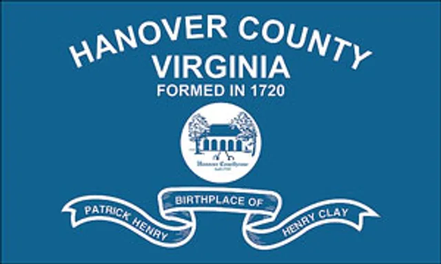Hanover County, Virginia, USA flag