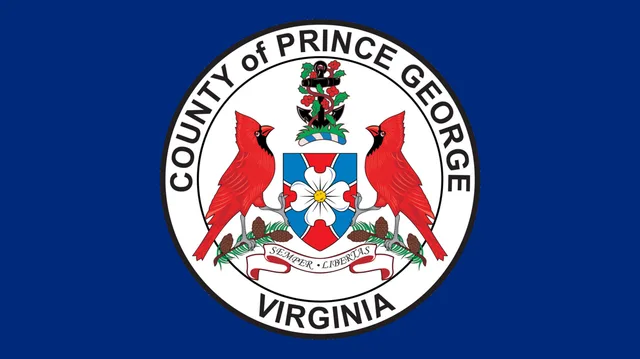 Prince George County, Virginia, USA flag