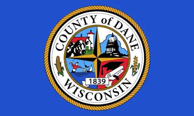 Dane County, Wisconsin, USA flag